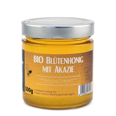 Bio Blütenhonig mit Akazie